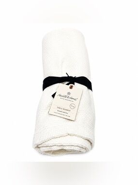 Hearth & Hand Magnolia Solid Texture Woven Table Runner Cream White cottagecore